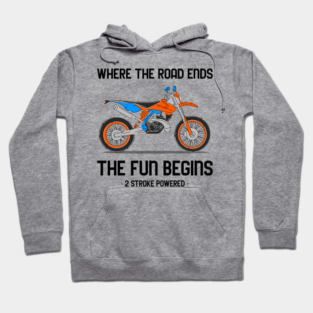 The Power of 2 Stroke Engine Hoodie by ForEngineer